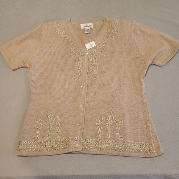 Worthington Women Vintage Knit Blouse Size Large - Picture 1 of 8